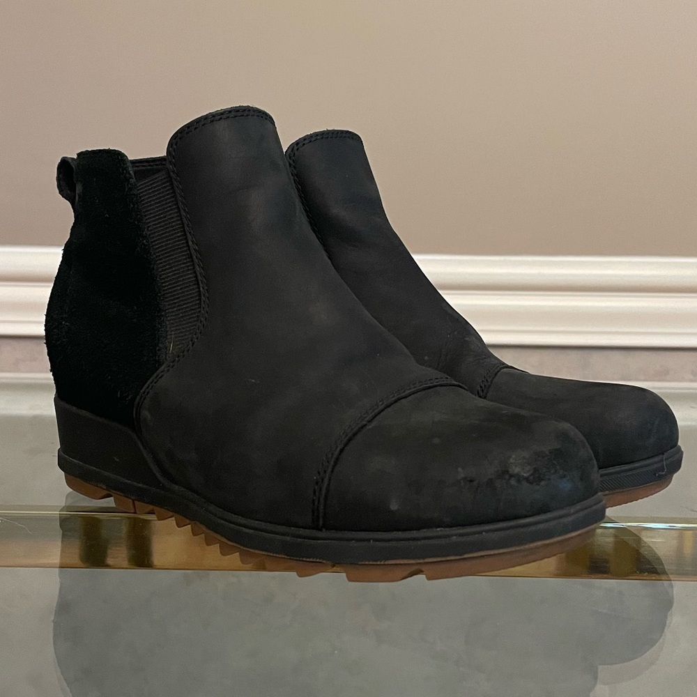 SOREL Evie Bootie Pull On Ankle Boots Women's Size 8.5